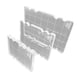 thumbnail image 2 of Juego de bloques de sellos acrílicos de 3 piezas con rejillas, placas de transferencia livianas, bloques de sellos, herramientas de estampado para eti, 2 of 7