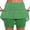Green, variant on Athletic Skorts for Woman Elastic Striped High Waisted Tennis Yoga Skirts with Shorts Underneath Joggers Workout Golf Skirts S