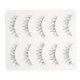 thumbnail image 1 of GOOHOCHY 5Pares De Pestañas Decorativas Negras Para Maquillaje Con Material Artificial De Calidad, 1 of 6