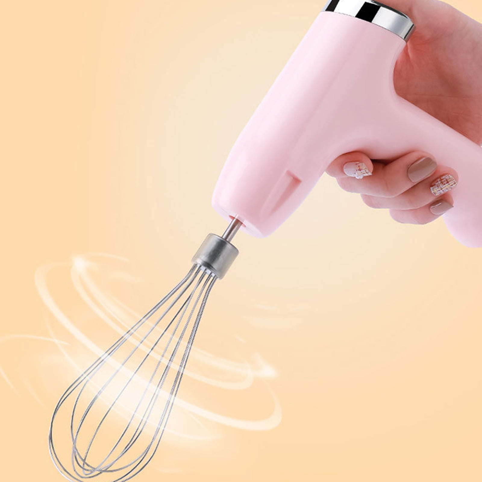 Electric Hand Mixer with Dough Hooks and Traditional Beater Handheld Mixer for Baking,and Blending, Lightweight and Powerful Kitchen Mixer for Cake, Cookie, and Egg Beating, for Home Bakers