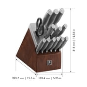 J.A. Henckels International Modernist 14-pc Self-Sharpening Block Set