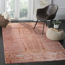 SAFAVIEH Mystique Gabriel Overdyed Polyester Area Rug, Rose/Multi, 3' x 5'