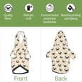 thumbnail image 3 of Uemuo Pug Dog Face for Winter Dog Hoodie Sweatshirts with Pockets Warm Dog Clothes for Small Dogs Chihuahua-X-Small, 3 of 8