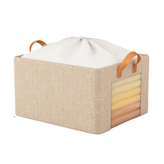 Wardrobe Storage Box Moisture-proof Large Capacity Basket for Living Room