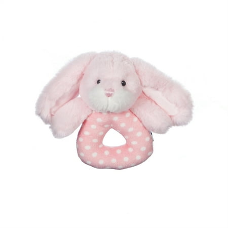 Pink Elephant Rattle - My Little Bunny Rattle, Pink