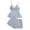 Grey, variant on Krdevn Pajamas for Women Set - Women Pajama Sets Sleepwear Sleeveless Lace Hollow Out Comfortable Wear for Women Soft Breathable Nightwear Set,Sleepwear for Women,Size:M