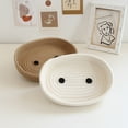 thumbnail image 4 of Round Cotton Rope Storage Basket with Lid Woven Baskets Soft Small Decorative Boxes Organizer Bins for Home Bathroom Decor and Organizing White, 4 of 9