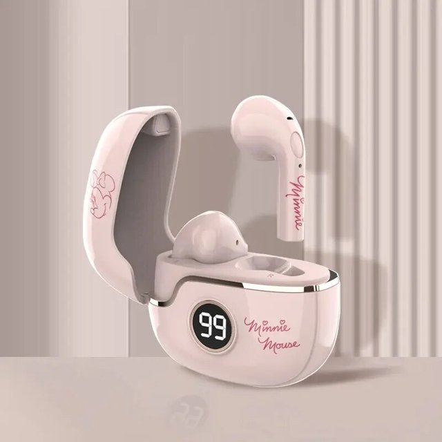 Disney-auriculares T8 con Bluetooth 5,1, dispositivo de audio con pantalla LED TWS, batería de baja latencia, para juegos, deportivos, novedad