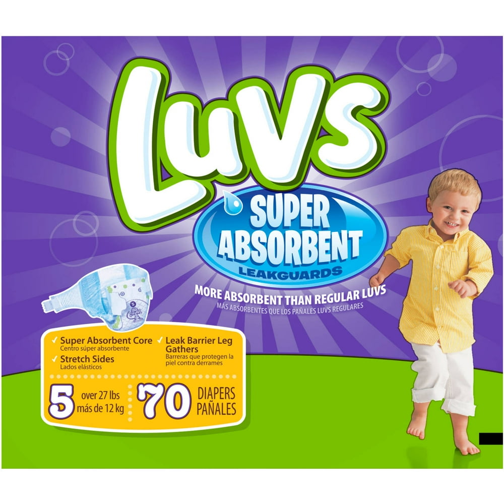 Luvs Diapers with Ultra Absorbent Leakguards, Size 5