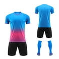thumbnail image 4 of WENXIAOO Ensembles de Vêtements pour Garçons Performance Athlétique T-Shirt à Col Rond et Shorts Tenues pour Enfants de 2 à 10 Ans, 4 of 4
