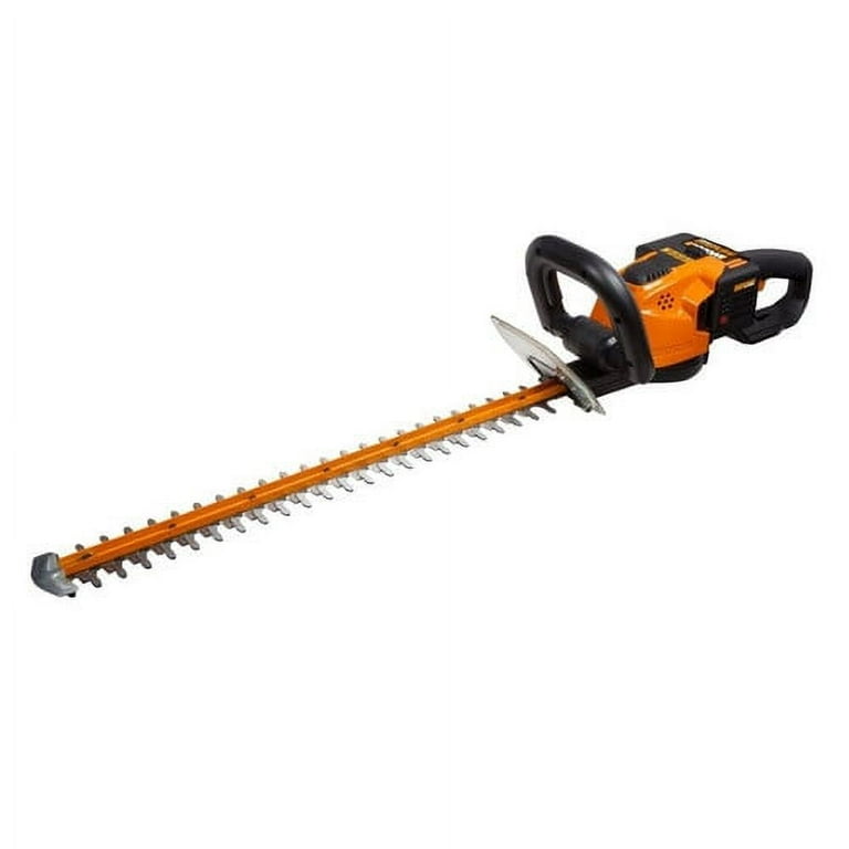 Worx WG291 56V 24 Inch Lithium Ion Cordless Hedge Trimmer with Battery Charger