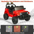 thumbnail image 5 of LUIBAS 12 Volt Kids Ride on Car for Toddlers, Battery Powered Ride on Electric Vehicles Ride On Toy Car with Remote Control, Bluetooth Electric Car Best Gift for Boys Girls 3-5 Ages, Red, 5 of 6