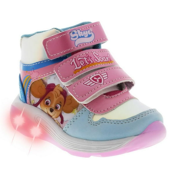 Tenis Paw Patrol Ninas Luces Led Internas Rosa Comodos rosa 17 Incognita 015A0H Bodega Aurrera en linea