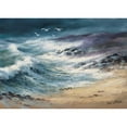 thumbnail image 3 of Withaar, Reint 14x11 Black Modern Framed Museum Art Print Titled - At the sea II, 3 of 5