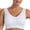 White, variant on Cqxid525 Summer clearance sale! Bras for Women Women's MID Solid Color Sports Bra with Removable Bra Yoga Gym Workout Fitness