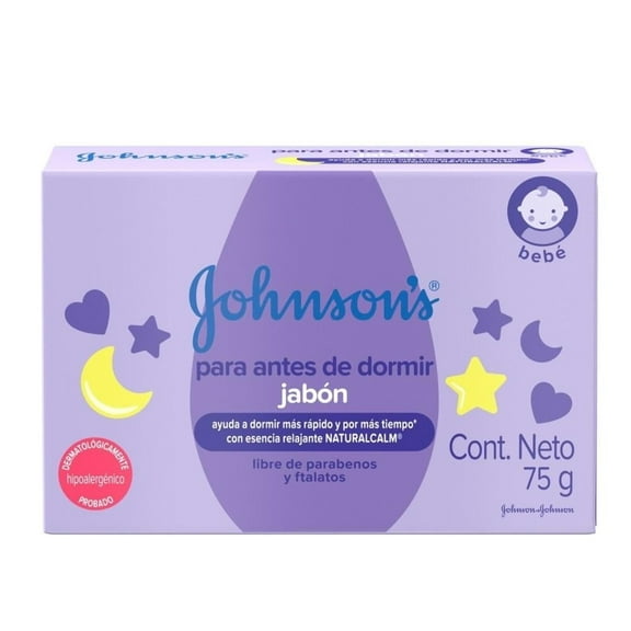 Jabón en Barra para bebé Johnson's Active Baby Antes de Dormir 75 gr