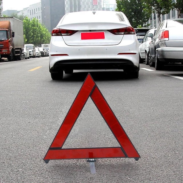 Trípode de advertencia de seguridad de avería de emergencia de coche Señal de reflector rojo plegable Ndcxsfigh Accesorios para autos y motos
