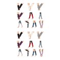 thumbnail image 2 of Qarigey 1 Pair Women Latin Dance Socks Color Cold Warm Leg Hosiery Yoga Jeans Sports Casual Warmer Solid Thermal Weather gris claro 2piezas Qarigey CBP049022, 2 of 4