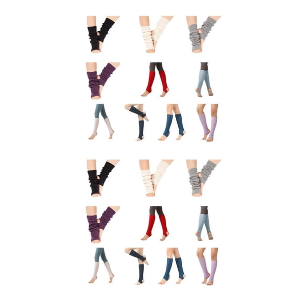 Qarigey 1 par de calcetines de baile latino para mujer, mallas cálidas de invierno, botas, pantalones vaqueros, calcetería, calentador de Type5 NO5