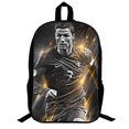thumbnail image 1 of Football Ronaldo Pattern Backpack, Campus Student School Bag, Single Layer Bag-Youyoupin, 1 of 3