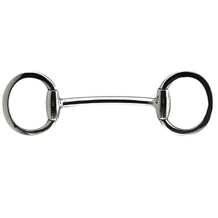 Coronet 211169 5 in. Flat Ring Mullen Mouth Eggbutt Bit