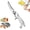 B1, variant on Stainless Steel Bone-Cut Kitchen Scissors - Multipurpose Heavy Duty Poultry Shears, Bone Cutting Scissors with Safety Lock & Non-Slip Grip for Chicken Meat Fish Vegetables (AB)