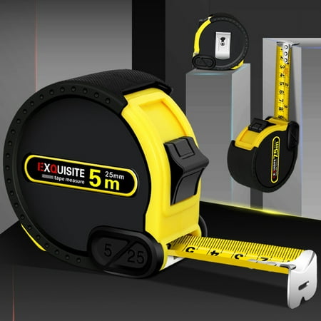 

Double Brake Steel Tape Measure 16 Feet Imperial & Metric System Tape Measure