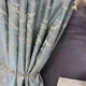 thumbnail image 4 of Classical New Chinese Jacquard Sea Tide Pattern High Precision Curtains Vertical Curtain Curtain with Three-dimensional Texture, 4 of 5