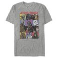 thumbnail image 4 of Men's Star Wars Comic Strip Cartoon Group  Graphic Tee Athletic Heather Medium, 4 of 4