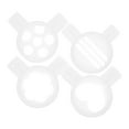 thumbnail image 4 of 4pcs Ice Cream Machine Nozzles Modeling Caps Fittings Ice Cream Machine Replacement Parts, 4 of 8