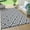 gray, variant on EastVita Area Rugs Carpets Area Rug, Outdoor Plastic Checkered Rug,Waterproof Outdoor Patio Rug gray 8*10ft