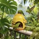 thumbnail image 5 of Comedero para pájaros colgante para exteriores, decoración de habitaciones y paredes, comedero para colibríes, casa de pájaros de hierro forjado, diseños artísticos y decorativos., 5 of 6