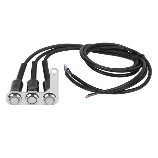 Interruptor LED Universal para motocicleta, interruptor ajustable para manillar, para reacondicionamiento de motocicletas Jadeshay A