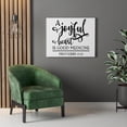 thumbnail image 3 of Scripture Walls A Joyful Heart Proverbs 17:22 Simple Bible Verse Canvas Christian Wall Art Ready to Hang Unframed, 3 of 12