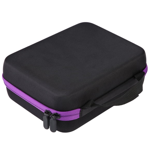 Boaby Sac à Main de Stockage 30 Bouteilles Sac de Stockage d'huile Essentielle Sac à Main d'huile Essentielle d'aromathérapie(Noir)