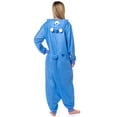 thumbnail image 3 of Care Bears Womens Pajama Grumpy Bear Hooded Union Suit Footless Sleeper One Piece Costume, 3 of 7