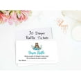 thumbnail image 2 of Inkdotpot 30Baby ShowerDiaper Raffle Ticket Lottery Insert Cards Supplies Games For Baby Shower Party Jungle Animals Bring A Pack Of Diapers To Win Favors Gifts And Prizes, 2 of 5