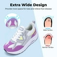 thumbnail image 3 of Artlea Wide Toe Box Shoes Women Walking Shoes with Arch Support Plantar Fasciitis Orthotic Sneakers for Arch and Heel Pain Relief, Size 7, 3 of 7