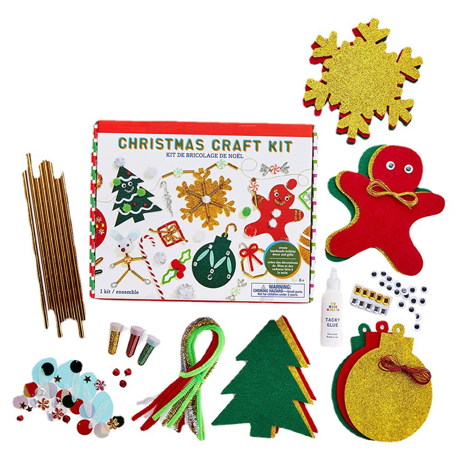 Christmas Craft for Kids 2022 for Christmas Tree Decorations & Ornament DIY  Holiday Toys Kits Bulk Supplies for Boys, Girls, Teens, Adults 4 5 6 7 8 9