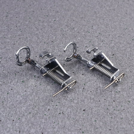 LIFKOME 2 Pcs Presser Foot for Sewing Machine Accessory Silver Open Toe
