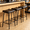 Black Brown, variant on 3-Piece 24-Inch Tufted Faux Leather Saddle Counter Stools with Metal Legs, Dark Brown
