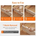 thumbnail image 5 of Lifewit 8 Pack Drawer Dividers, 5" High, 13.5-22" Adjustable Clothes Organizers, Expandable Dresser Separators in Bedroom/Bathroom/Kitchen/Office, 5 of 8