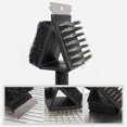 thumbnail image 2 of 3-in-1 BBQ Grill Cleaning Tool with Stainless Bristles (36x7.5cm), 2 of 5
