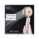 thumbnail image 5 of 1set One-Click Stop Water Hose With Filter Maple Leaves Turbocharged Shower Head With Handle Bathroom Shower Set, Includes Bottom Cushion Pad, Hole-Fr, 5 of 5