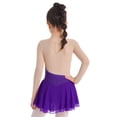 thumbnail image 5 of Vestido de disfraz de patinaje sobre hielo para niñas, ropa de baile de Ballet, vestido de leotardo elegante con diamantes de imitación, vestidos de manga larga con espalda hueca, 5 of 5