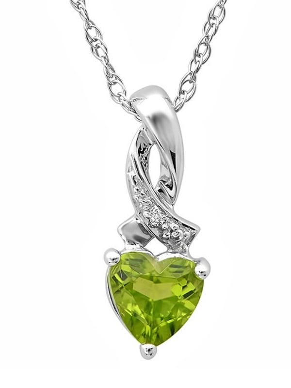 Goldia Sterling Silver CZ Key Shape Pendant