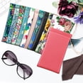 thumbnail image 6 of Fintie Squeeze Top Eyeglasses Pouch with Cleaning Cloth, Leather Soft Glasses Case Anti-Scratch Sunglasses Bag，Watermelon, 6 of 6