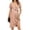 Light Pink, variant on Ekouaer Women Short Sleeve Maternity Nursing Dress Casual V Neck Breastfeeding Loungewear Ribbed Knit Pregnancy Dresses