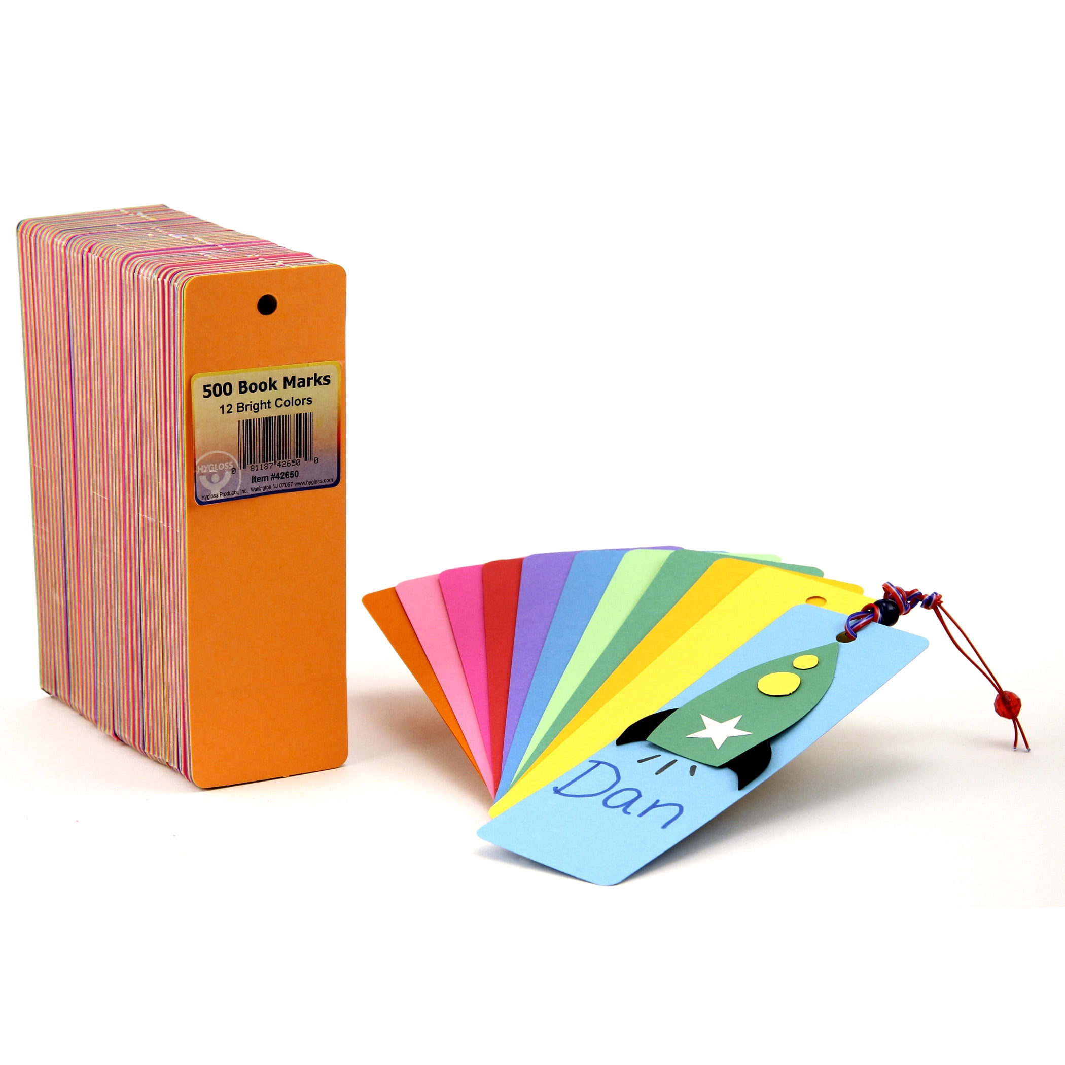 Hygloss Mighty Bright Bookmark, Pack of 500