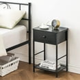 thumbnail image 2 of End Table Nightstand with Drawer and Storage Shelf Side Table Bedside Tables for Living Room Bedroom, Easy to Install, 2 of 8